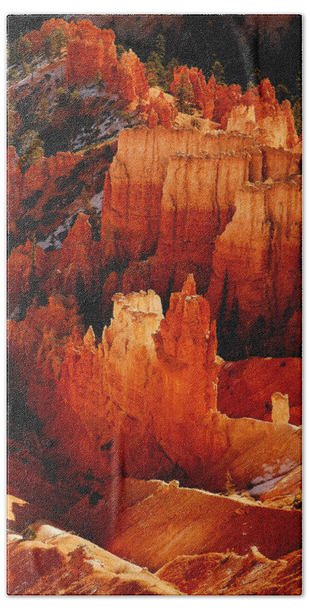 Bryce Canyon Beach Towel featuring the photograph Bryce Canyon #1 by Harry Spitz