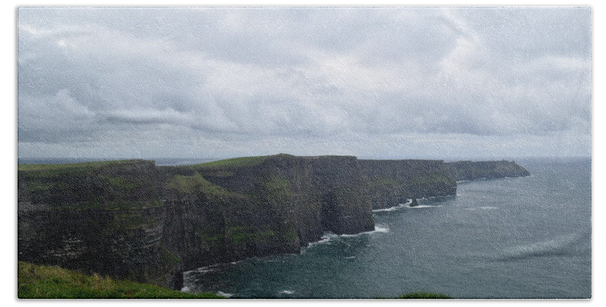 Ireland Beach Towel featuring the photograph Cliffs of Moher #1 by Curtis Krusie