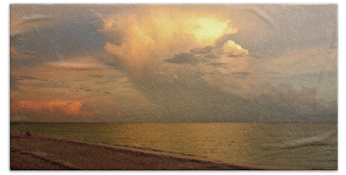 Clouds Beach Sheet featuring the photograph Clouds #1 by Carol Bradley