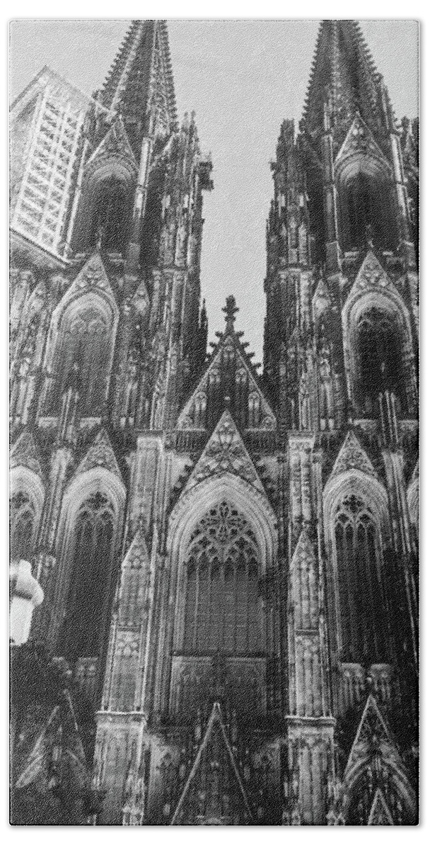 Cathedral Beach Towel featuring the photograph Cologne Cathedral #1 by Cesar Vieira