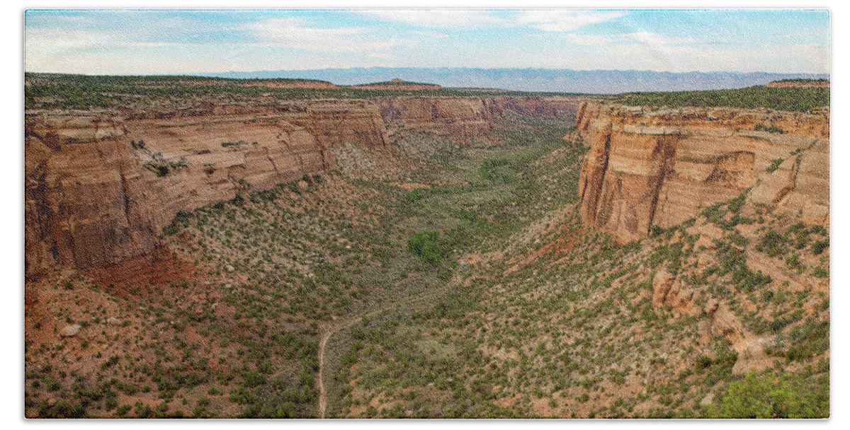 Canyon Beach Sheet featuring the photograph Colorado National Monument #1 by Kyle Lee