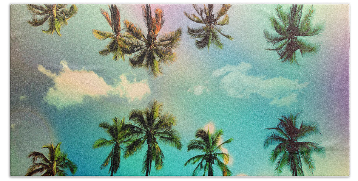 Venice Beach Beach Sheet featuring the digital art Florida #2 by Mark Ashkenazi