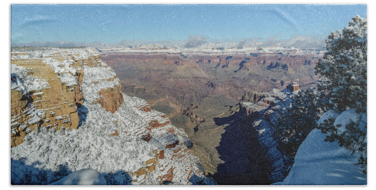 Grand Canyon Beach Sheet featuring the photograph Grand Canyon #1 by Mike Ronnebeck