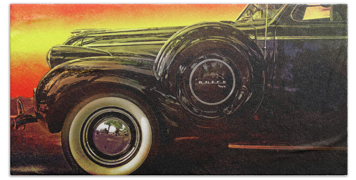 Cars Beach Towel featuring the photograph Heavy Metal #1 by John Anderson
