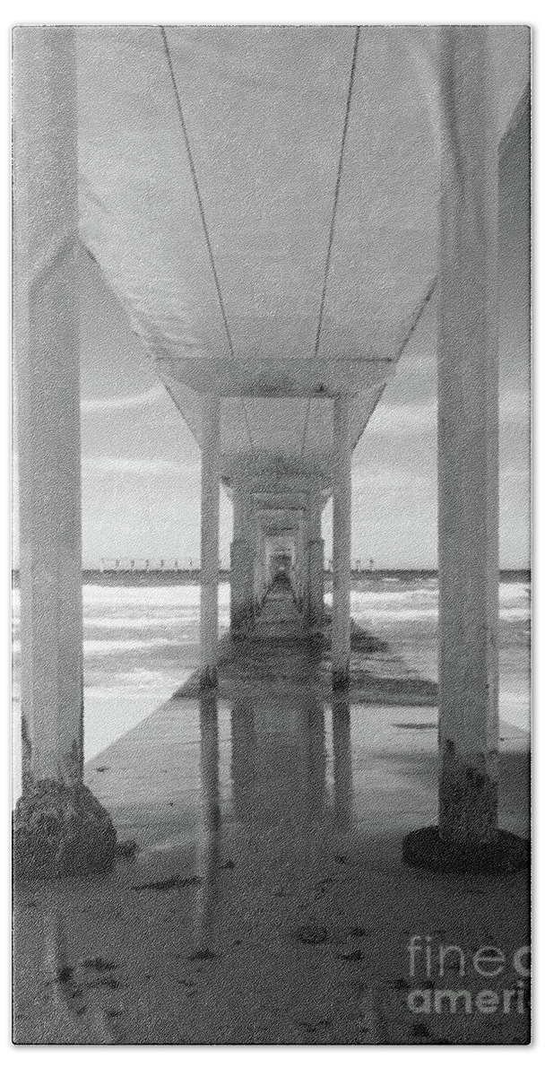 Beach Beach Towel featuring the photograph Ocean Beach Pier #1 by Ana V Ramirez