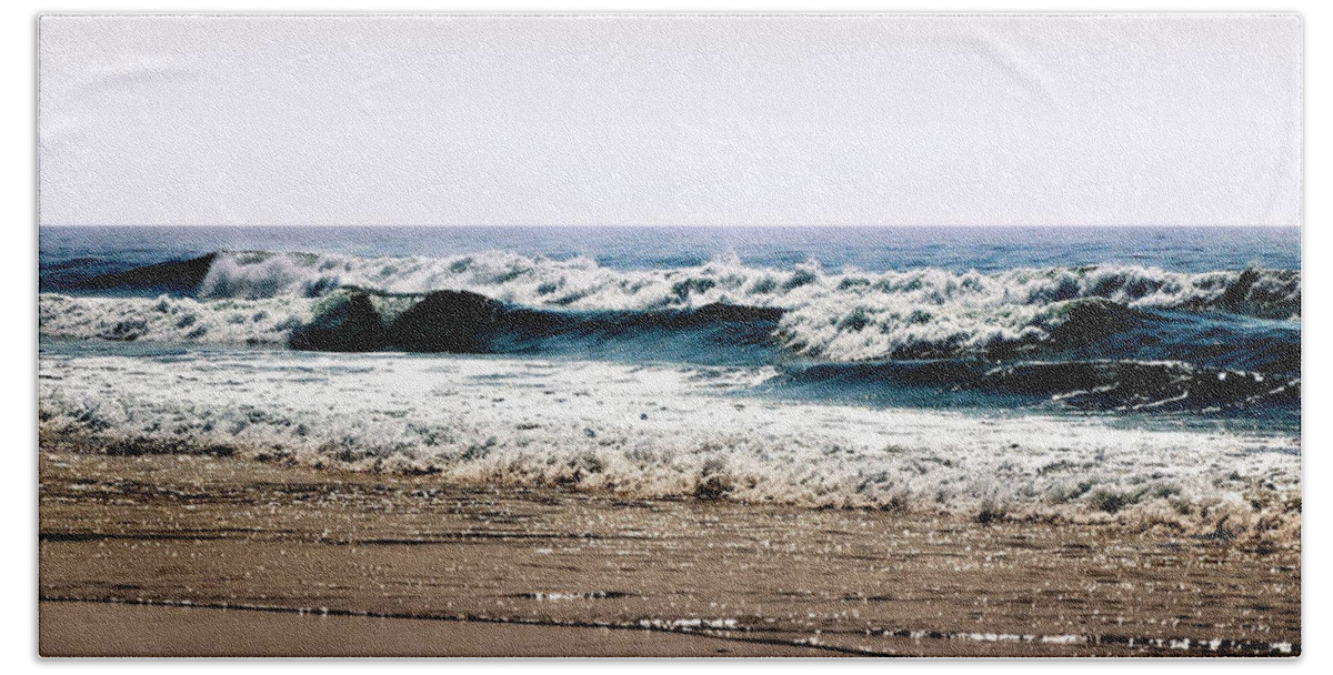 Ocean Beach Towel featuring the photograph Ocean #1 by Mariel Mcmeeking