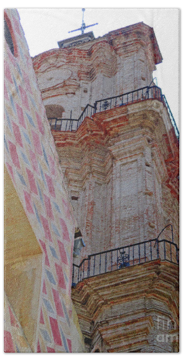 Malaga's Churches Beach Towel featuring the photograph San Juan Bautista 4 #1 by Randall Weidner