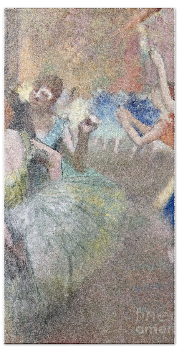 Degas Beach Towel featuring the painting Scene de Ballet by Edgar Degas