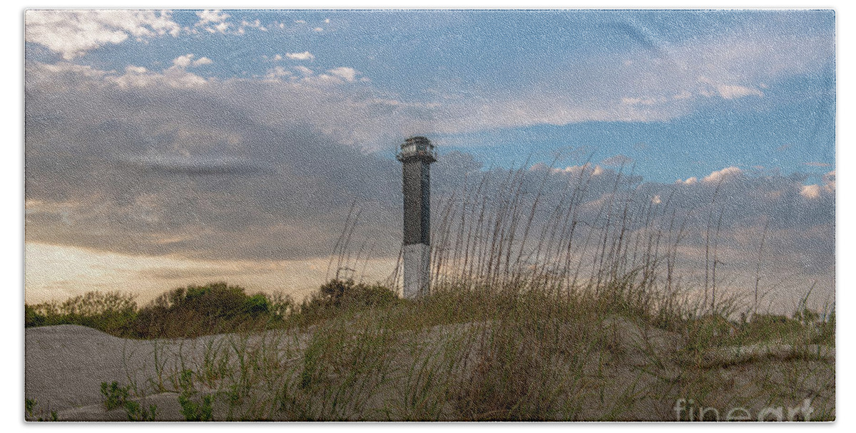 Sullivan's Island Lighthouse Beach Towel featuring the photograph Southern Roads #1 by Dale Powell