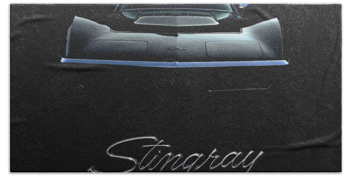 Corvette Beach Sheet featuring the photograph Stingray #2 by Dennis Hedberg