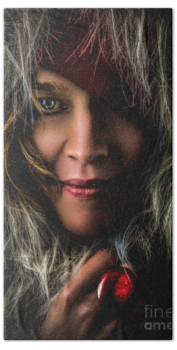 Color Beach Towel featuring the photograph To the Enchanted Wood She Leads #2 by Michael Arend