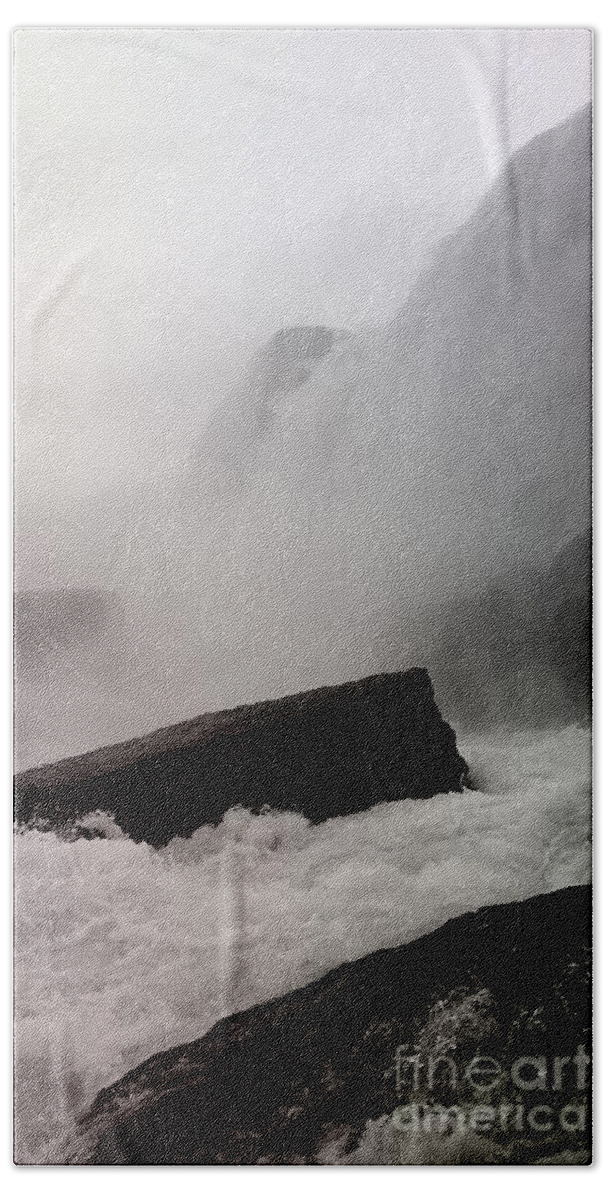 Waterfall Beach Sheet featuring the photograph Waterfall #1 by Raymond Earley