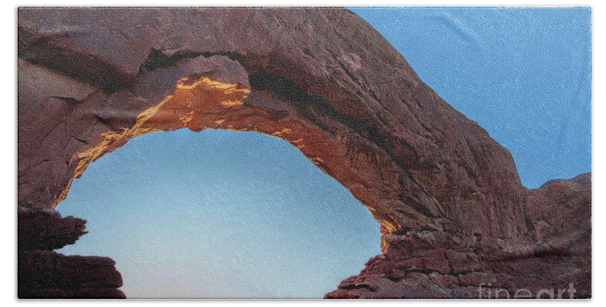 Utah Landscape Beach Towel featuring the photograph Window Light #2 by Jim Garrison