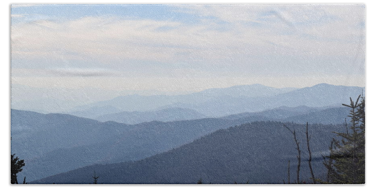Smoky Beach Towel featuring the photograph Smoky Mountains #11 by Curtis Krusie