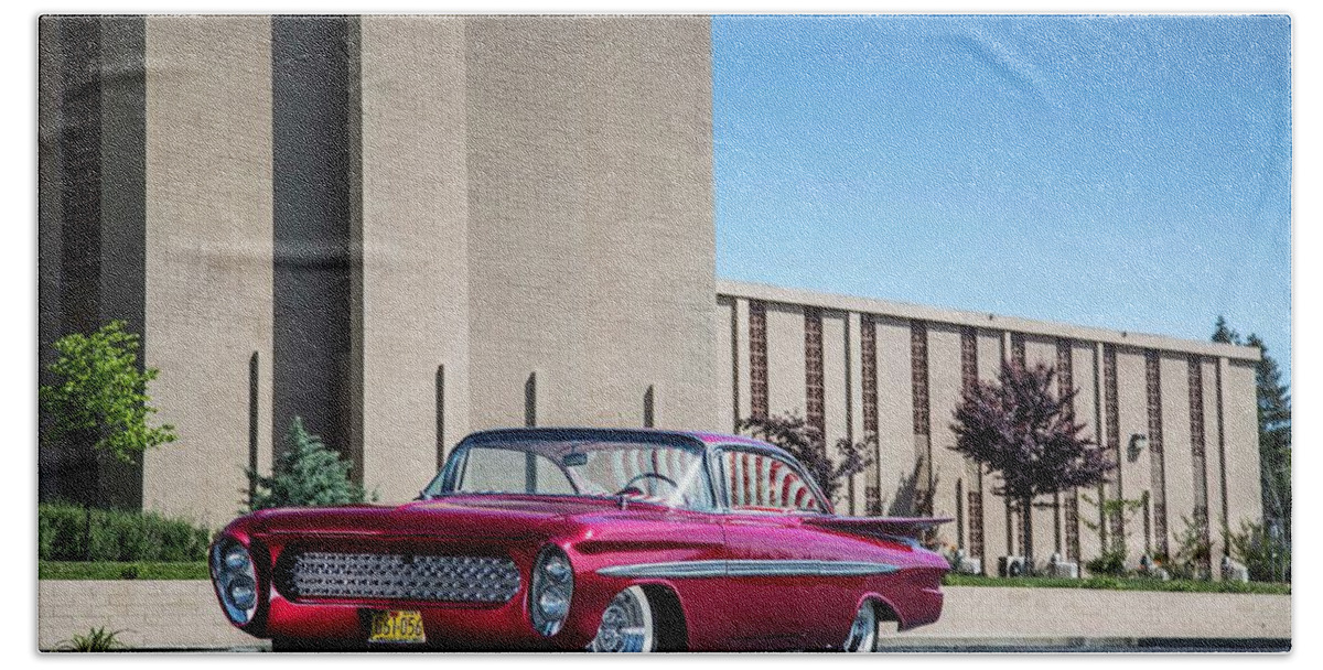 Chevrolet Impala Beach Towel featuring the photograph Chevrolet Impala #17 by Jackie Russo
