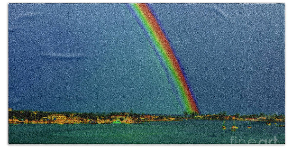 Rainbow Beach Towel featuring the photograph 17- Somewhere... by Joseph Keane