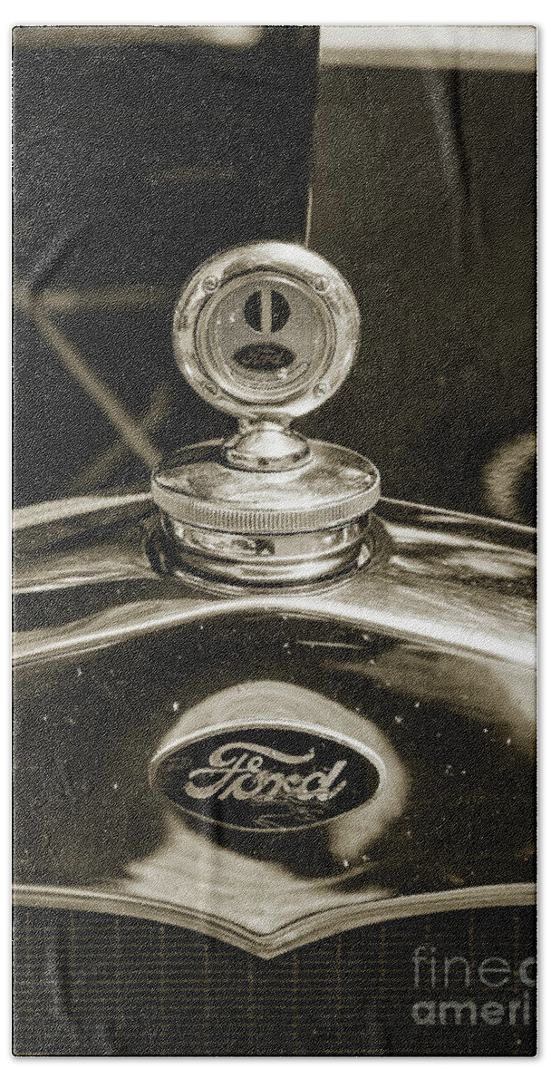 1930 Ford Beach Towel featuring the photograph 1930 Ford Model A Original Sedan 5538,19 by M K Miller