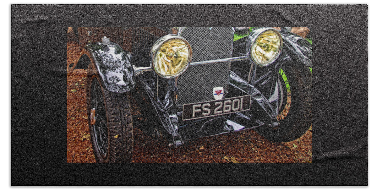 Hdr Beach Towel featuring the photograph Alvis Was Here by Thom Zehrfeld