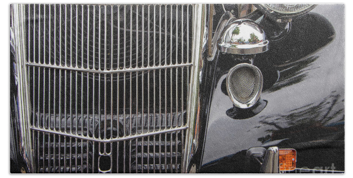 Images Beach Towel featuring the photograph 1935 Ford Cabriolet by Rick Bures