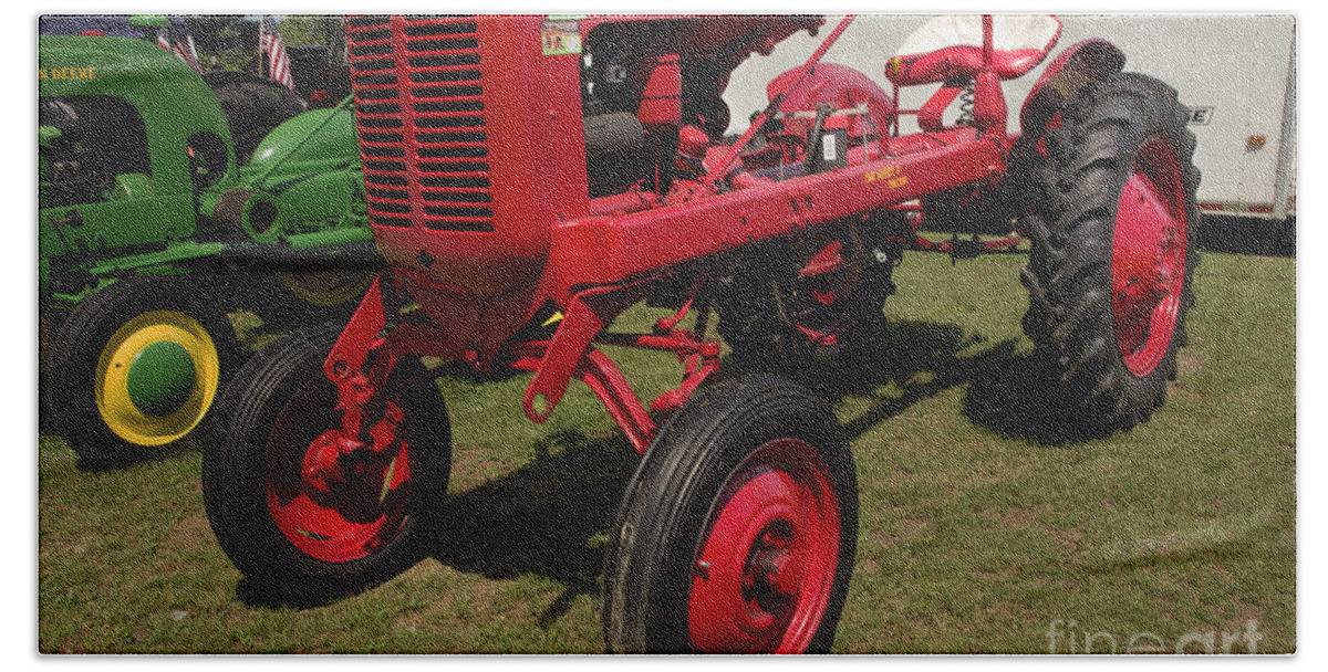 Tractor Beach Towel featuring the photograph 1947 Avery Tractor by Mike Eingle