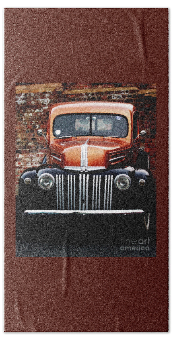 Ford Beach Sheet featuring the photograph 1947 Ford F150 Regular cab Pick up by Stephen Melia