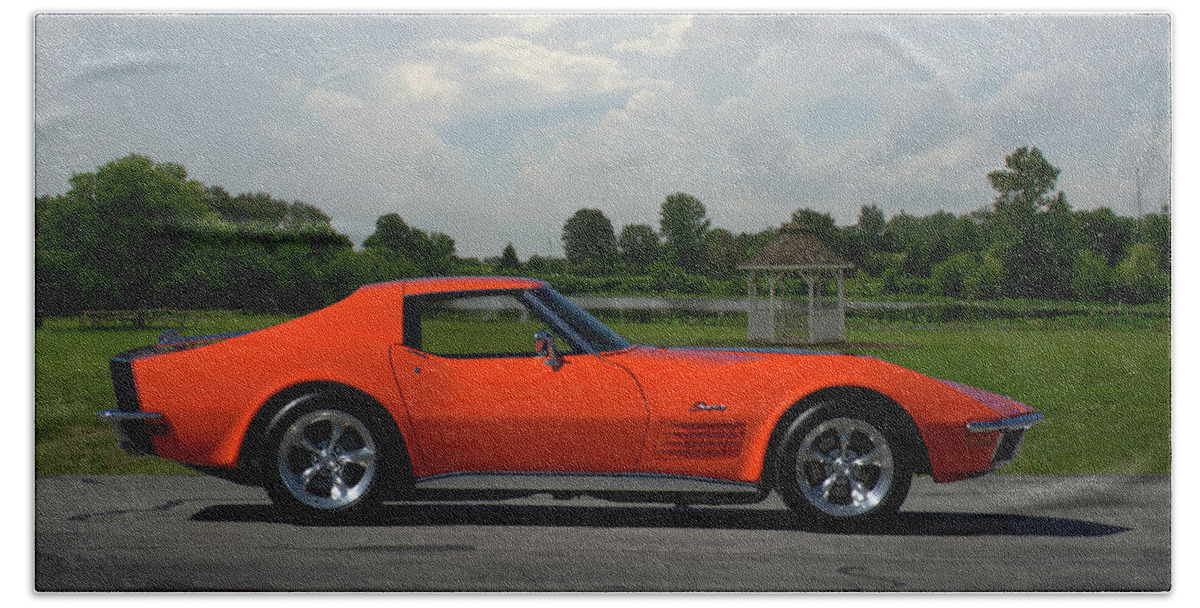 1970 Beach Sheet featuring the photograph 1970 Corvette Stingray by Tim McCullough