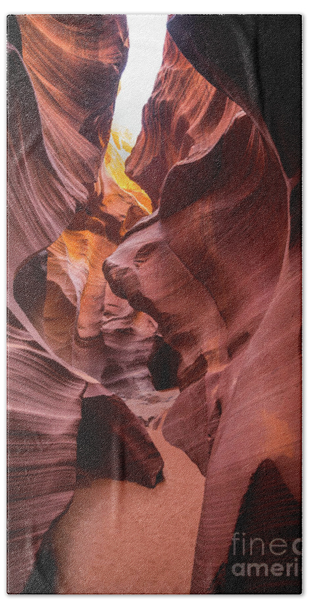 Abstract Beach Towel featuring the photograph Antelope Canyon #2 by JR Photography