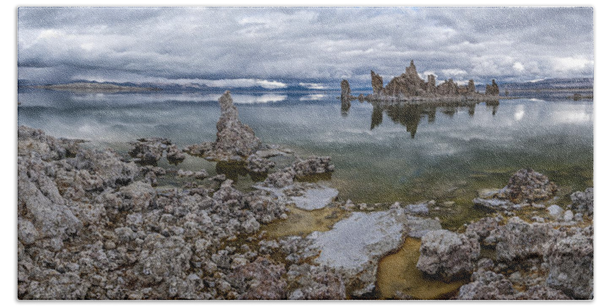 California Beach Sheet featuring the photograph Mono Lake #2 by Cat Connor