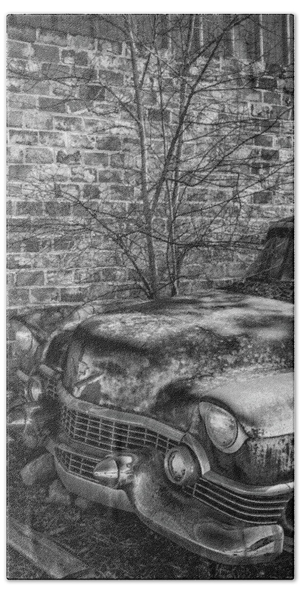 Old Cadillac Beach Sheet featuring the photograph Old Cadillac #2 by Matthew Pace
