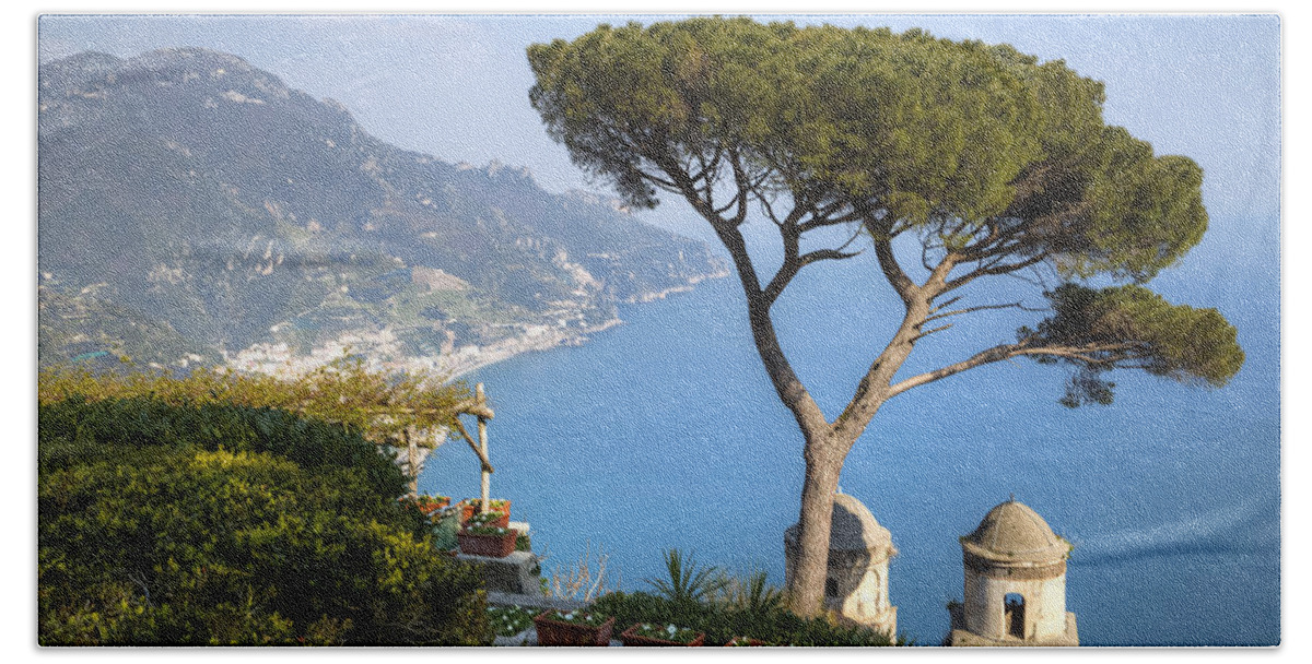 Villa Rufolo Beach Towel featuring the photograph Ravello - Amalfi Coast #2 by Joana Kruse