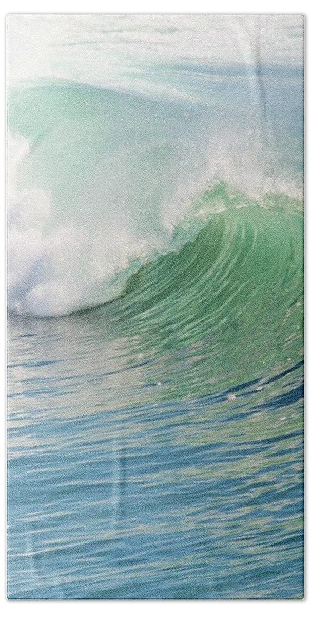 Waves Beach Sheet featuring the photograph Waves #2 by Marianna Mills