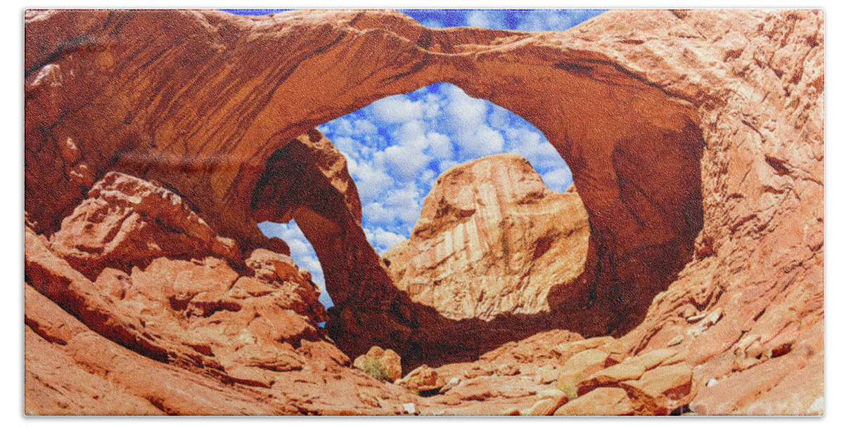 Arches National Park Beach Towel featuring the photograph Arches National Park by Raul Rodriguez