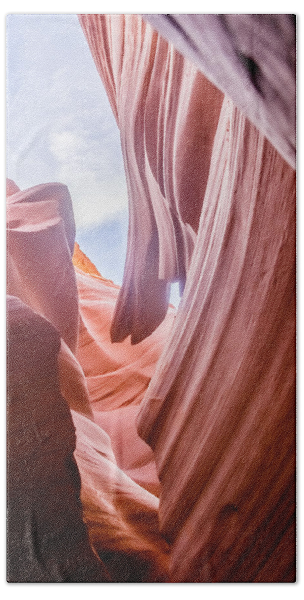 Usa Beach Towel featuring the photograph Antelope Canyon #3 by SAURAVphoto Online Store