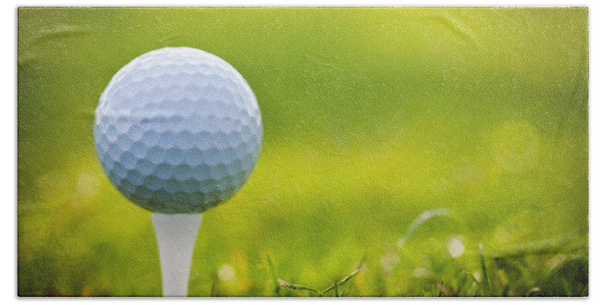 Golf Beach Towel featuring the photograph Golf #3 by Mariel Mcmeeking