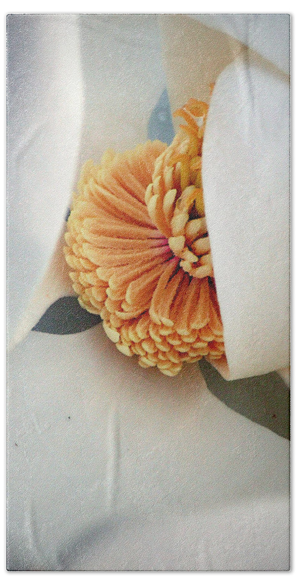 Magnolia Beach Towel featuring the photograph Magnolia Blossom by Farol Tomson