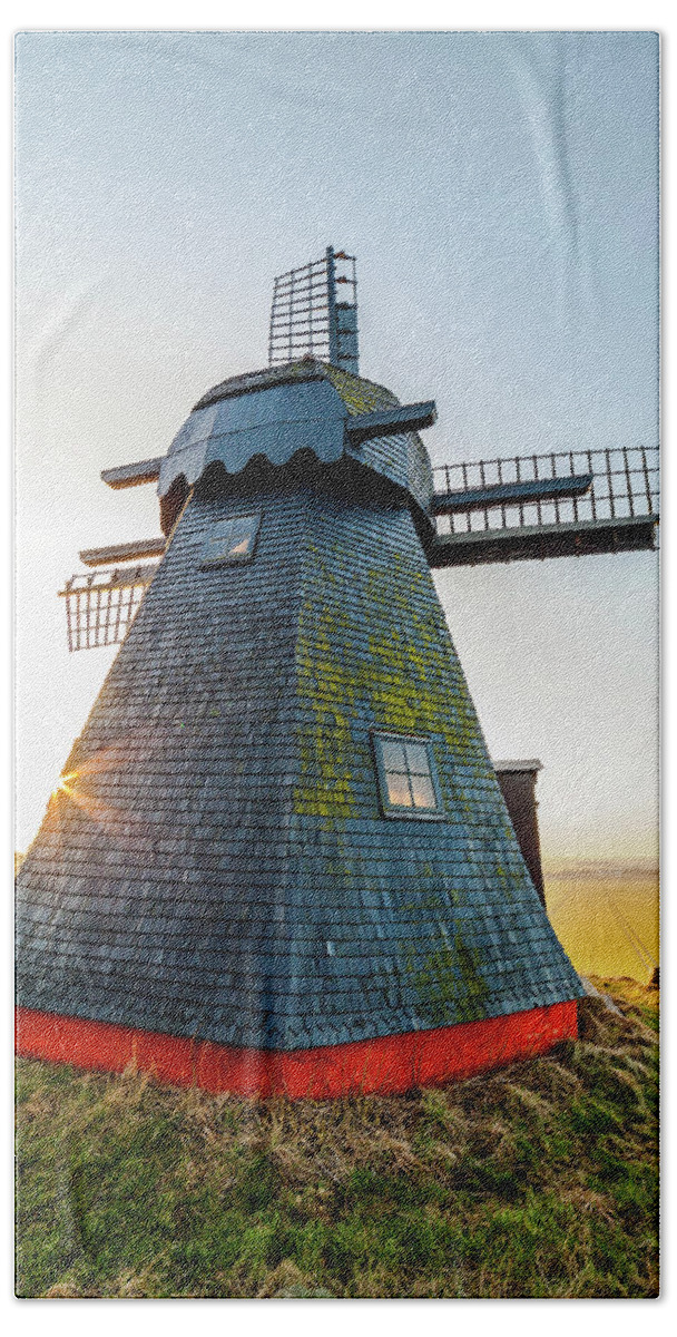 Old Beach Towel featuring the photograph Old mill #3 by Mike Santis