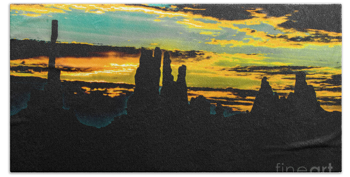 Sunrise Beach Towel featuring the photograph Sunrise #6 by Mark Jackson