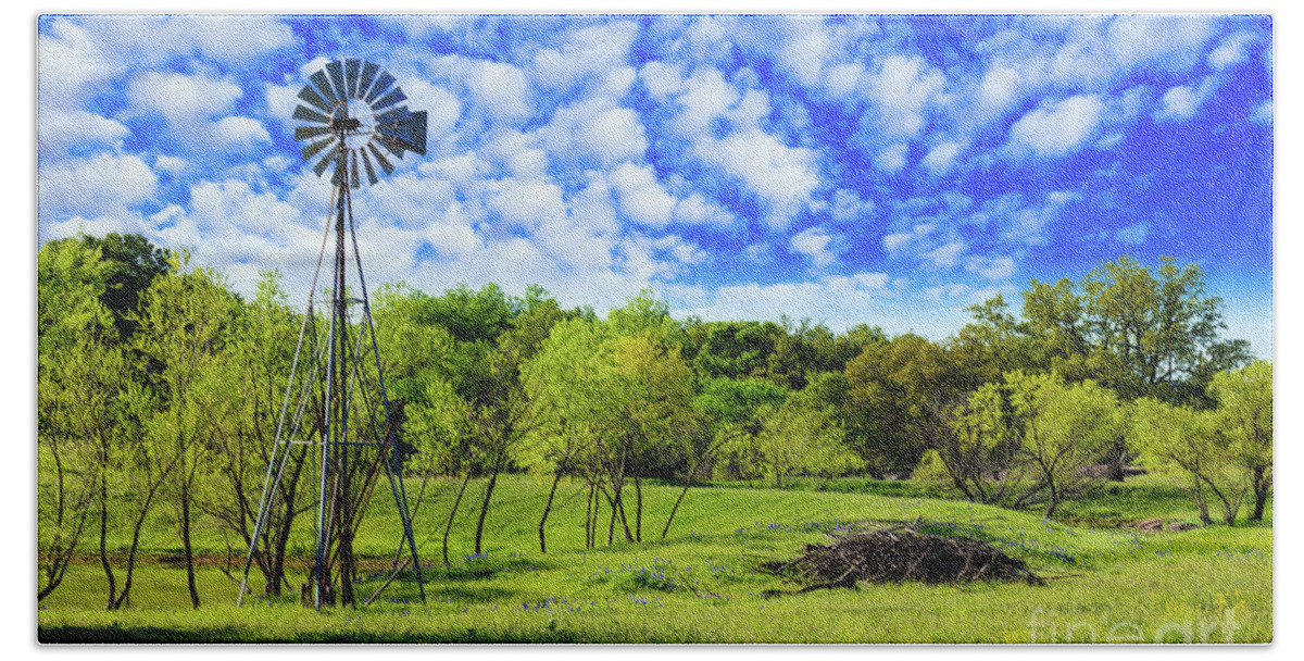 Austin Beach Towel featuring the photograph Texas Hill Country #3 by Raul Rodriguez