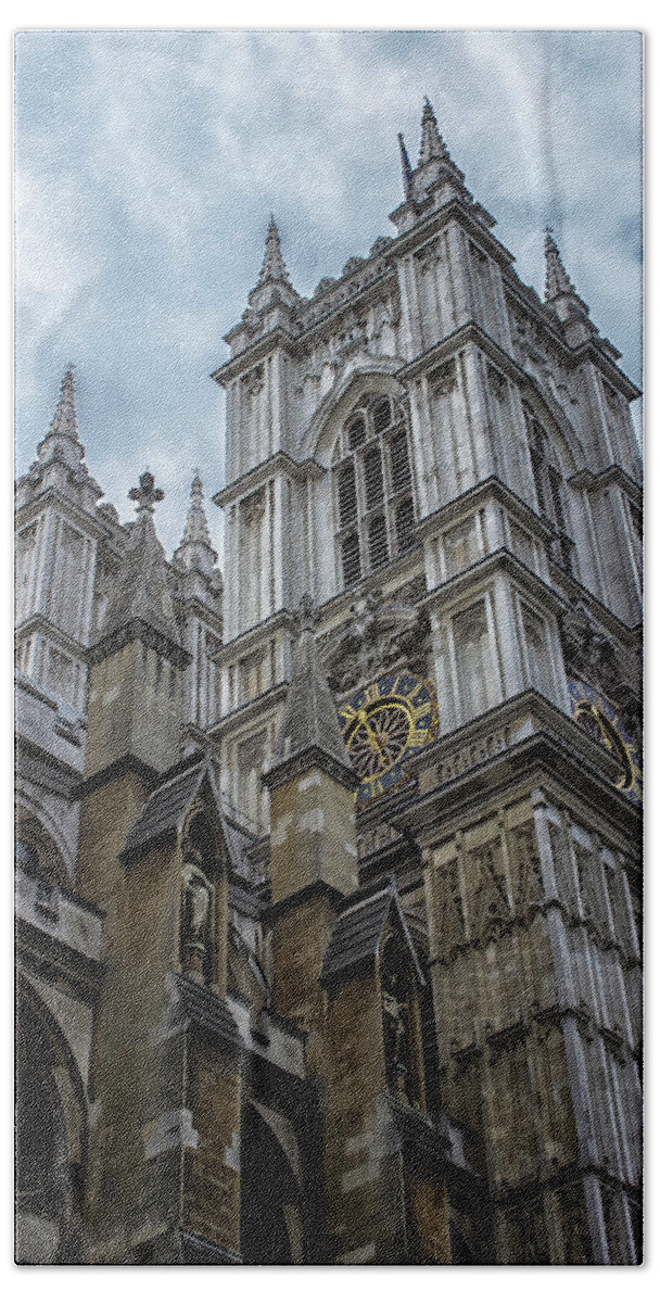 London Beach Towel featuring the photograph Westminster Abbey #3 by Martin Newman