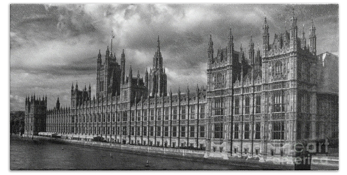 Westminster Palace Beach Towel featuring the photograph Westminster Palace #3 by Pravine Chester