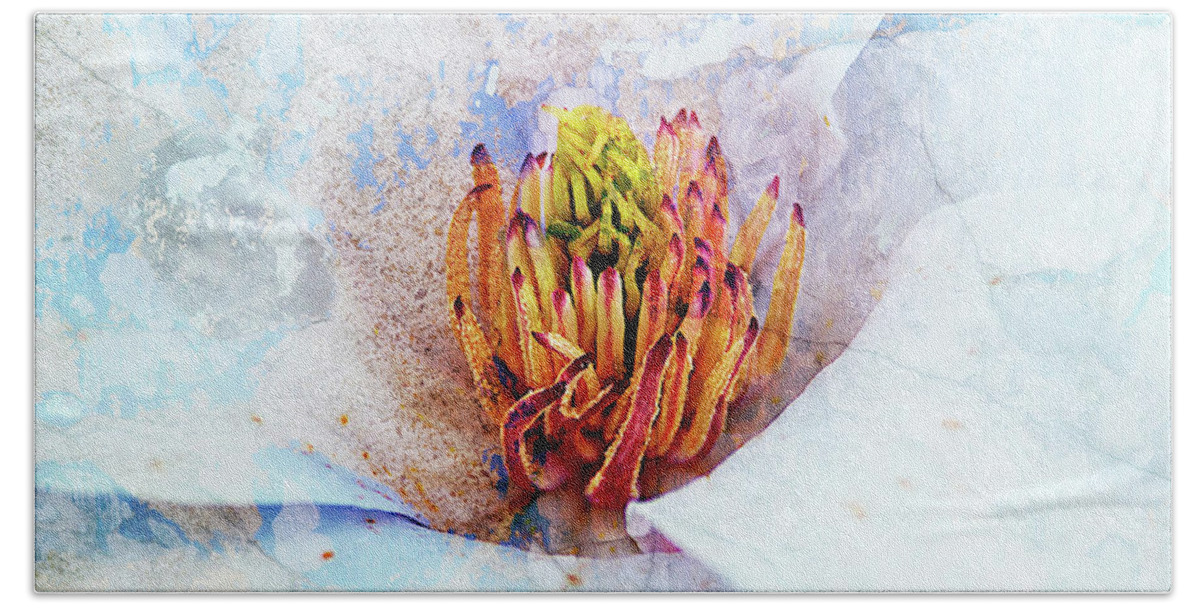 Texture Beach Towel featuring the photograph Texture Flowers #36 by Prince Andre Faubert