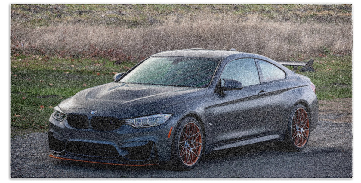 Bmw Beach Towel featuring the photograph #BMW #M4 #GTS #Print #4 by ItzKirb Photography