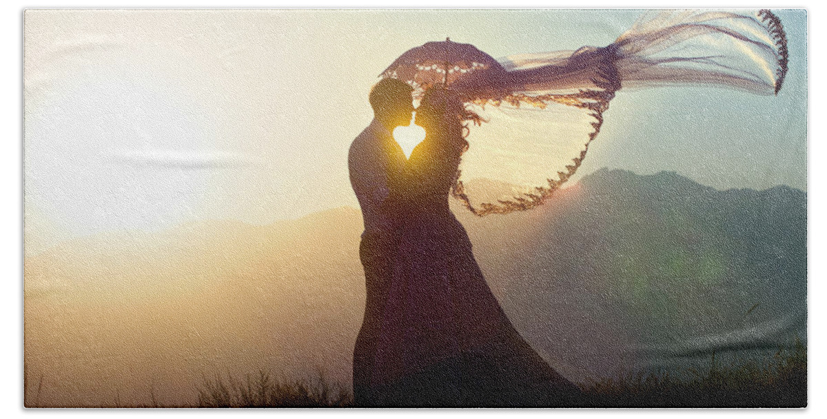 Love Beach Towel featuring the photograph Love #4 by Mariel Mcmeeking