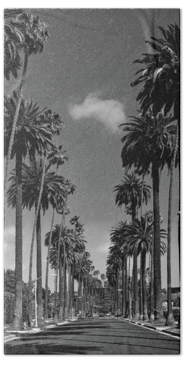 Beverly Hills Beach Towel featuring the photograph Palms Of Beverly Hills #4 by Mountain Dreams