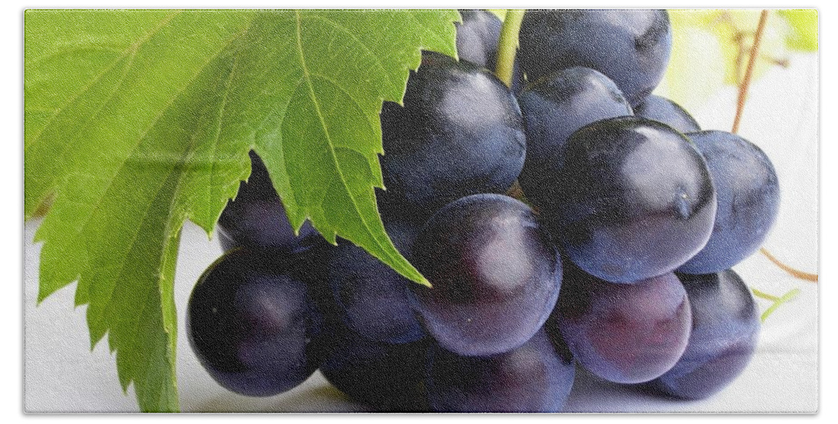 Grapes Beach Towel featuring the photograph Grapes #5 by Jackie Russo