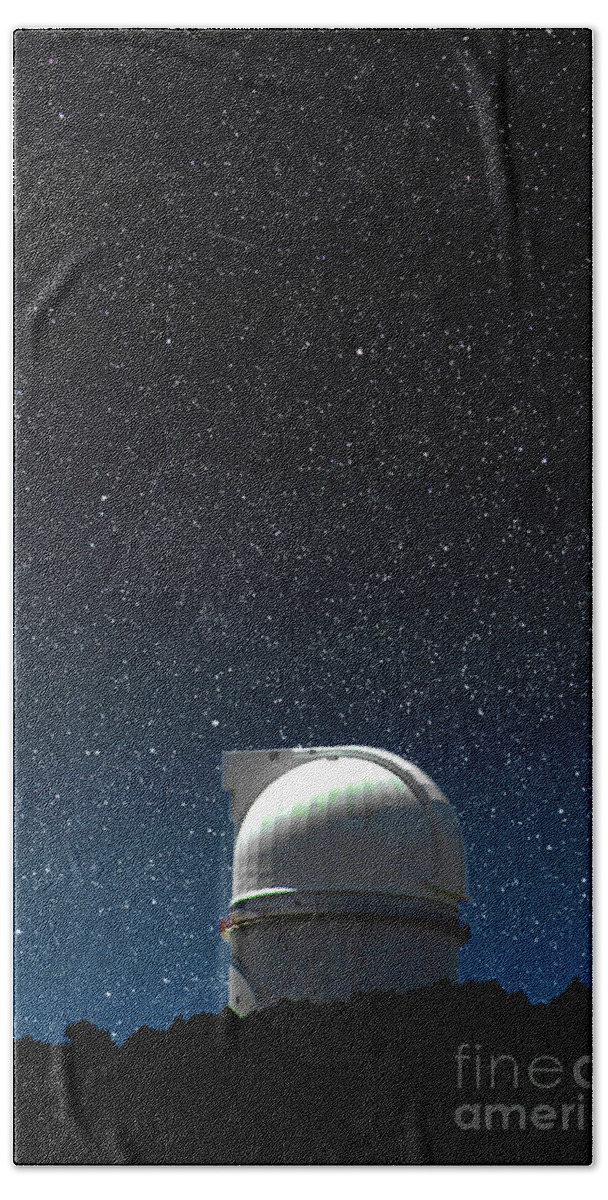 Telescope Beach Towel featuring the photograph Harlan J. Smith Telescope #5 by Larry Landolfi