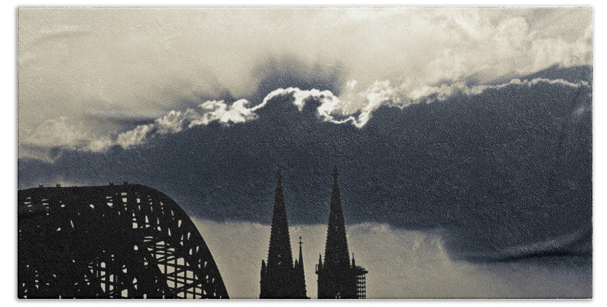 Cologne Beach Towel featuring the photograph Cologne's City #6 by Cesar Vieira