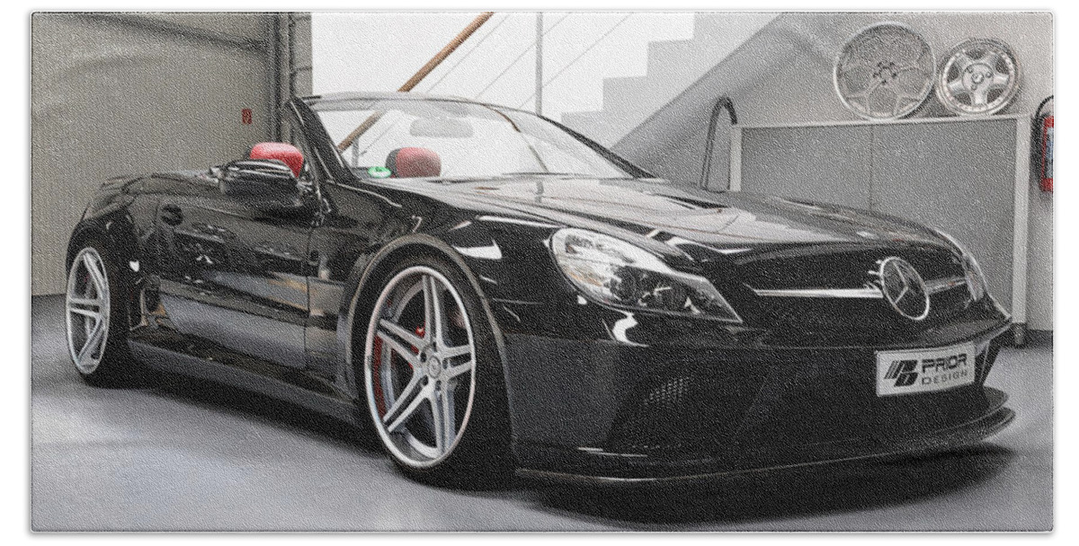 Mercedes Beach Towel featuring the photograph Mercedes #6 by Jackie Russo