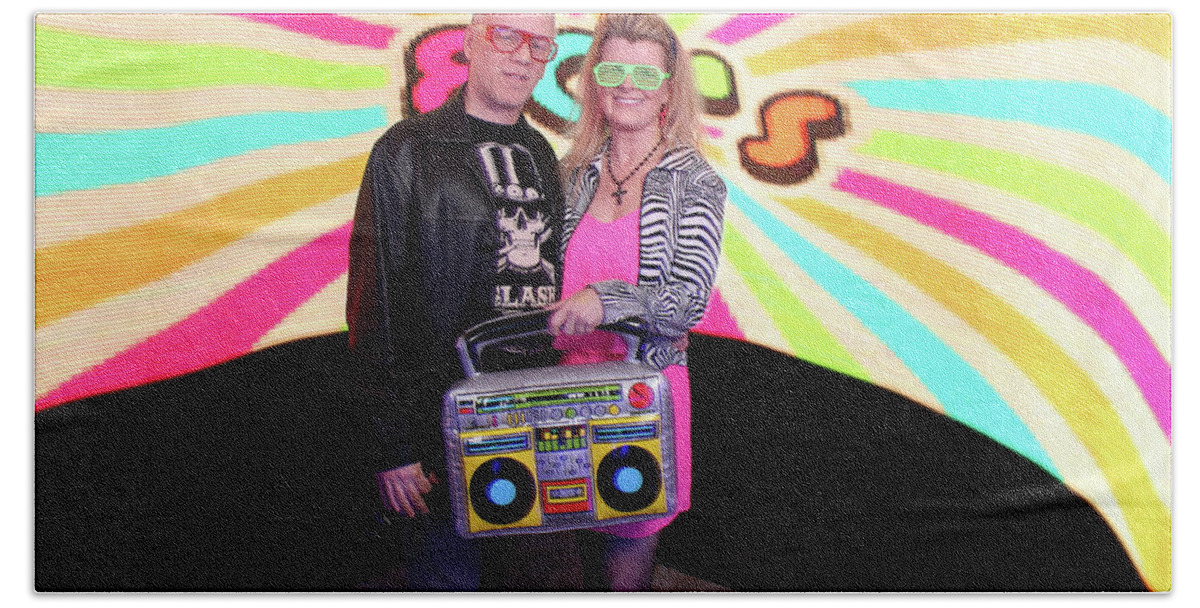  Beach Towel featuring the photograph 80's Dance Party at Sterling Events Center #7 by Andrew Nourse
