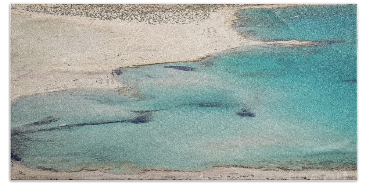 Chania Beach Sheet featuring the photograph Crete #7 by Milena Boeva